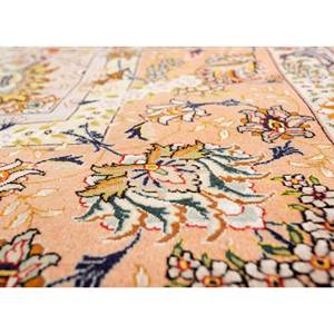 Alfombra Gulmarg de Lana y Seda Anudada a Mano con Patrón de Medallón Rojo y Naranja para el Hogar, Pasillo y Dormitorio, Alfombra Rectangular para Habitación -Pae-4929 - Product Image 3