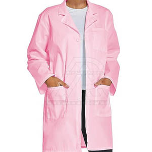 Uniforme médical professionnel pour femmes en coton et polyester tricoté, vêtements de médecin et d'infirmière, blouse de laboratoire blanche à impression numérique - Product Image 5