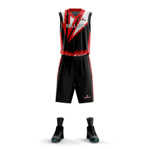 Uniformes de basket-ball réversibles personnalisés de haute qualité, confortables, sans manches, service OEM ODM, tailles plus grandes, techniques d'impression - Product Image 2