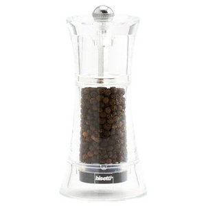 Moulin à poivre Bisetti 13cm VERONA Transparent Modèle 8710 par Bisetti - Product Image 1