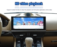 Mise à niveau de l'autoradio pour Porsche Cayenne 2011-2017 Android Auto Multimedia Player Head Unit Stereo 2din GPS Navi LCD Touch Screen