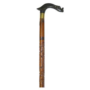 Bastón de madera Vintage náutico con mango de latón decorativo bastón de madera maciza con latón duradero nuevo diseño 2025 - Product Image 1