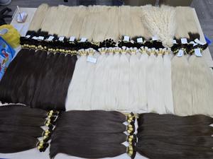 Super Double Drawn Raw Bulk Straight Vietnamese Virgin Human Hair Same Cuticle Aligned Hair Grade Quality - Product Image 3