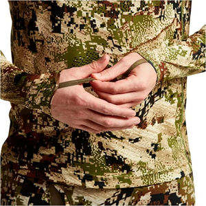 Autumn Hunting Long Sleeve <b>Pullover</b> Quick Dry Camouflage Sweatshirt for Fishing Oversized T-Shirt Digital Printing Woven Fabric - Product Image 5