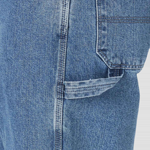 Short en jean à logo brodé et ample pour hommes, décontracté, style tricot pour l'extérieur, anti-rides, écologique - Product Image 6