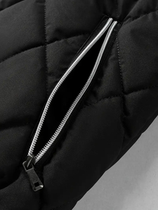 Mùa đông nóc Áo khoác người đàn ông Phụ Nữ Dày trùm đầu Windproof vải không thấm nước dây kéo đóng cửa cao đường phố phía trước Ralph cao phiên bản - Product Image 2