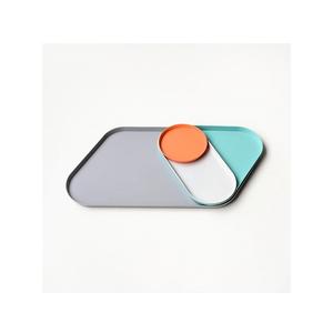 Plateau de service alimentaire en cuir de la meilleure qualité Plateau de service de collations de forme ovale au design unique à un prix abordable - Product Image 4