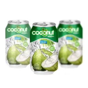 100% bevanda di acqua di cocco in 330ml può OEM ODM Private label Viet Nam produttore di bevande USA Design medioest Africa - Free