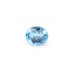 Topacio Azul Suizo Natural de 5.18 Quilates, Corte Ovalado Facetado, Calidad Premium, Piedra Suelta Calibrada con Efectos Ópticos, Tamaño 10 mm - Product Image 1