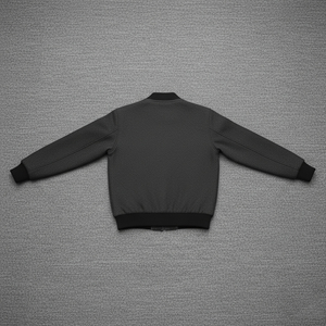 Veste de baseball universitaire sur mesure à prix abordable en gros, couleur unie, logo brodé en chenille personnalisé, veste universitaire - Product Image 5