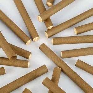 <b>King</b> Size 84mm Hand-Rolled Hemp Wrapped Plastic Tubes 170 Tubes/Pack - Product Image 3