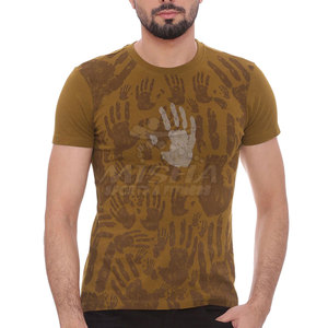 Meilleur prix Logo personnalisé hommes T-Shirt 100% coton tricoté tissu fabriqué au Pakistan couleur personnalisée - Product Image 1
