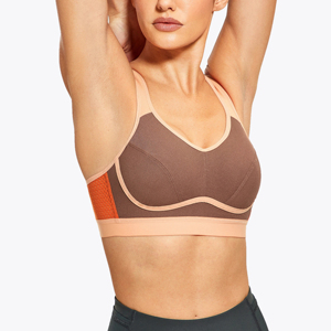 Sujetador Deportivo para Mujer de Talla Grande, Simple, con Logotipo Frontal, Alta Sujeción, Spandex/Poliéster, Venta al por Mayor, Último Diseño - Product Image 2