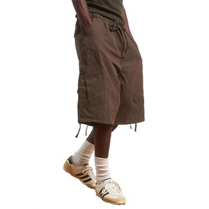 Gran oferta, pantalones cortos de playa de lona de cintura media para hombre, pantalones cortos informales transpirables y antivergüenza con patrón sólido para hombre - Product Image 3
