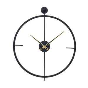 Reloj de Pared de Cuarzo de Una Sola Cara para Dormitorio y Sala de Estar, Reloj de Pared con Recubrimiento de Polvo Negro para Hoteles y Oficinas - Product Image 5