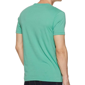 Camisetas extragrandes de algodón en blanco con diseño de logotipo personalizado de alta calidad para hombre, Camiseta ajustada de manga corta para gimnasio con estampado personalizado para hombre - Product Image 3