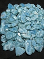 Larimar naturel de qualité supérieure, cabochon non monté, couleur bleu intense, pierre précieuse de guérison, ARHAN GEMS, 10-50 mm, 5-20 g, bijoux
