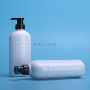 ขวดพลาสติก PET และ HDPE สีขาวขนาด500มล. & 800มล. บรรจุภัณฑ์ครีมแชมพูเลือกสีได้ตามต้องการ - Product Image 4