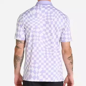 Directo OEM hombres sublimación Polo transpirable poliéster secado rápido logotipo personalizado hombres sublimación Polo camisa para ropa deportiva - Product Image 3