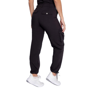 Conjunto de Uniforme Médico Unisex Ecológico, Pantalones Jogger con Bolsillos Tipo Cargo y Cierre de Cremallera, Tejido Elástico de Sarga con Spandex - Product Image 5
