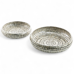 Cuencos Decorativos de Nácar Natural con Incrustaciones de Concha, Ecológicos y Sostenibles para la Mesa del Hogar - Product Image 2