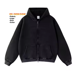 ชุดลำลองแฟชั่นสตรีทแวร์ฮิปฮอปสำหรับผู้ชาย 2 ชิ้น ปี 2025 ผ้าระบายอากาศ ล้างสีแบบแอซิดวอช เหมาะสำหรับฤดูหนาว ลายพิมพ์สตรีท - Product Image 6