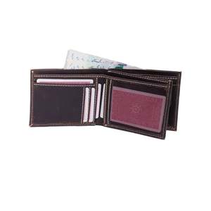 Cartera de Cuero Genuino KAPLAN INTERNATIONAL para Hombre, Diseño Corto y Ligero con Cierre Plegable, Nueva Moda, Gran Venta - Product Image 4