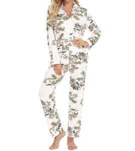Cómodo Loungewear Modal pijamas para mujer hogar suave ropa de dormir transpirable verano primavera temporada manga larga Mujer ropa de dormir - Product Image 1