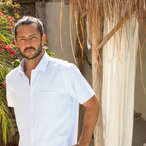 เสื้อเชิ้ตแขนสั้นสำหรับผู้ชาย, เสื้อ40% ผ้าฝ้าย + 60% โพลีเอสเตอร์ - Product Image 4