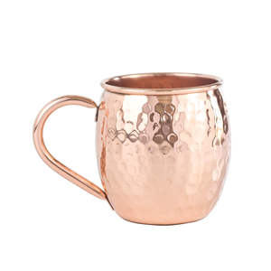 Venta al por mayor Moscow Mule Copper Tazas Ayurvédicas Beneficios para la salud Decoración del hogar Tabletop Cocktail Drinkware Tazas de cerámica - Product Image 5