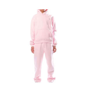 2025 Unisex Sports Sweat Suit Logotipo personalizado de alta calidad Conjunto de Jogger de 2 piezas Chándal de entrenamiento para hombres para invierno - Product Image 2