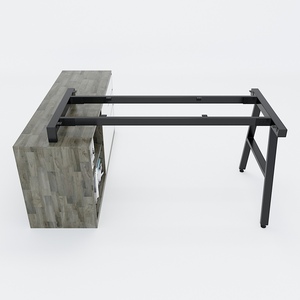 ACONCEPT Assembly System 140x150 <b>Table</b> and Cabinet <b>Legs</b> Industrial Style <b>Brass</b> Iron Furniture <b>Legs</b> for Dining Kitchen HCAC24 - Product Image 1