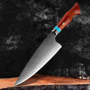 Cuchillo de Chef de cocina de acero Damasco patrón profesional japonés recién llegado servicio OEM ODM de alta calidad personalizado al por mayor - Product Image 1