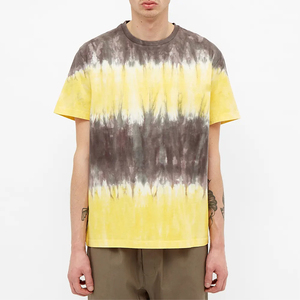High Street Style hommes décontracté 100% coton Polyester T-Shirt pour hommes conception personnalisée solide manches courtes hors cou été surdimensionné - Product Image 3