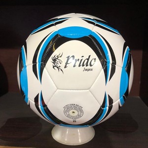 Ballon de football promotionnel avec logo personnalisé, qualité d'entraînement, taille officielle, ballons de football en PVC, couture à la machine, ballon de football - Product Image 6