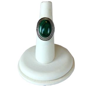 Offre Spéciale femmes Malachite argent 925 bijoux tendance bague de fête personnalisée avec la technologie de canal classique OEM disponible - Product Image 5