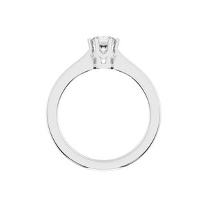 Bague en argent 0.50 CT avec diamant Moissanite-Bijoux de luxe durables pour toutes les occasions bagues de mode - Product Image 3