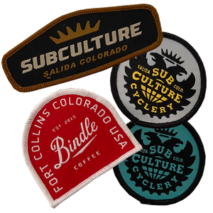 Écussons brodés en tissu personnalisés Écussons de broderie cousus pour vêtements Écusson tissé de meilleure qualité - Product Image 5