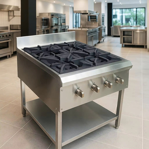 <b>smart</b> gas stove, 4-burner gas stove, industrial gas stove used in restaurants and hotels - Product Image 1