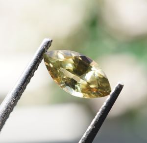 Saphir naturel, taille marquise, pierre précieuse en vrac, jaune, pour la fabrication de bijoux de fête, hauteur 3 mm - Product Image 4