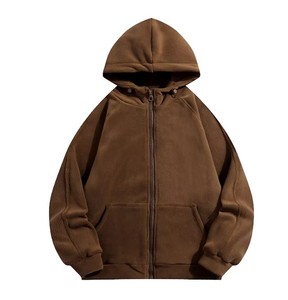 Sudadera con capucha para hombre, 100% algodón, personalizada con bordado y estampado, lavada con piedras, con cremallera, para invierno, gimnasio, actividades al aire libre y uso diario. - Product Image 1