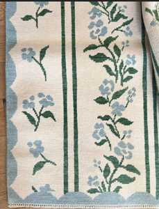 Oushak พรมขนสัตว์แนววินเทจถักมือด้วยลวดลายนามธรรมปรับขนาดได้สำหรับห้องนั่งเล่นหรือห้องรับประทานอาหาร - Product Image 6