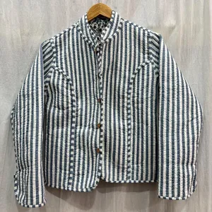 แจ็คเก็ตผ้าคอตตอนแท้สำหรับทุกเพศเสื้อโค้ทผ้าคอตตอนมีกระดุมปิดพิมพ์ลายสไตล์โบฮีเมียนของขวัญวันหยุดแบบมีกระเป๋า - Product Image 6