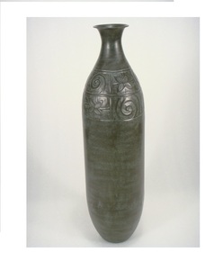 Vase à fleur en aluminium de conception moderne de luxe de grande forme pour l'article décoratif de salon à la maison - Product Image 1