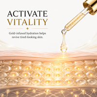 Sérum à l'acide hyaluronique OEM 30 ml, anti-rides, éclaircissant, réparateur de barrière, sérum à la vitamine C, sérum or 24 carats, adapté aux peaux sensibles