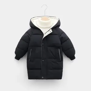 Суперлегкая куртка с капюшоном для детей, пальто, плотная детская зимняя куртка, пальто, верхняя одежда, детский зимний пуховик