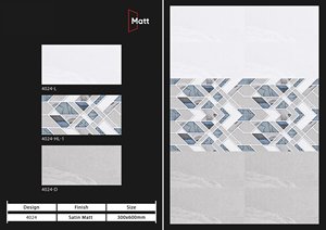 Carreaux muraux en céramique 300X600mm Finition Matt Dimension 30x60cm Marbre rétro-éclairé de luxe Vente en gros 600x300 Carreaux - Product Image 2