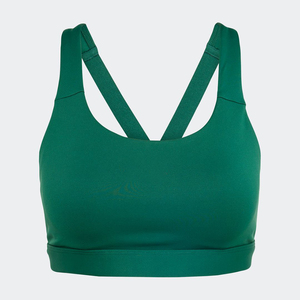 Sujetador Deportivo Verde con Espalda Cruzada para Mujer, con Espalda de Malla, Hecho en Pakistán, Sujetador Deportivo con Espalda Cruzada Color Verde Azulado, Elegante, Servicios OEM - Product Image 1