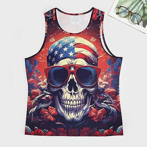 Fitness Wear New Arrival Custom Men Tank Top Plus Size Breathable Comfortable <b>Gym</b> Tank Top for Men's - Product Image 5