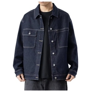 Mode 2025 automne nouvelle veste en jean hommes lâche à la mode vêtements de travail veste décontractée Denim chemise veste - Product Image 1
